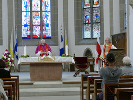 Bonifatiusandacht mit Weihbischof Prof. Dr. Karlheinz Diez in St. Crescentius (Foto: Karl-Franz Thiede)